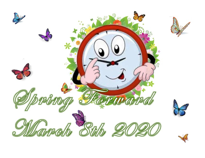 Spring Time Change Postcard 2020 - 1